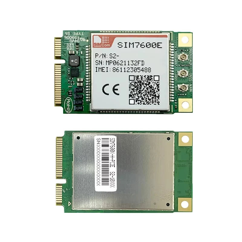 Original Wholesale SIMCOM SIM7600 MINIPCIE SIM7600E-PCIE LTE CAT1 Module wireless IOT 4G module for Europe/Middle East/Africa