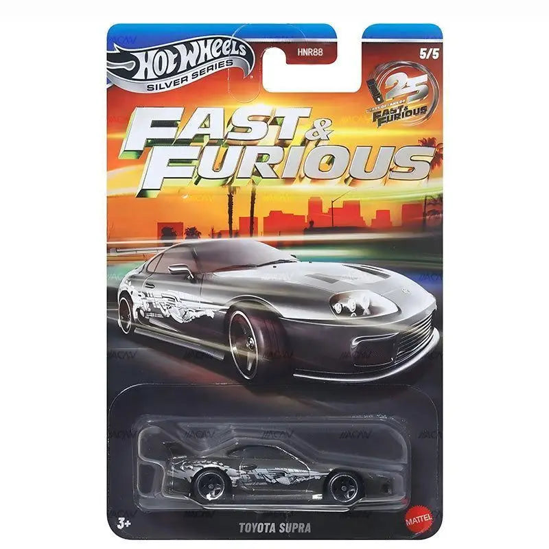 New Genuine Hot Wheels Hnr88 Gdg44 Fast & Furious Batch Q 1:64 In Stock 1970 Dodge Toyota Supra Diecast Model Car For Fans Gifts