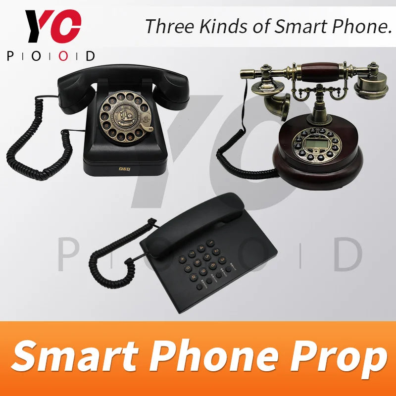 Escape Room Phone Prop Dial correct number to hear clues or release lock Telephone Prop escape room phone gadgets