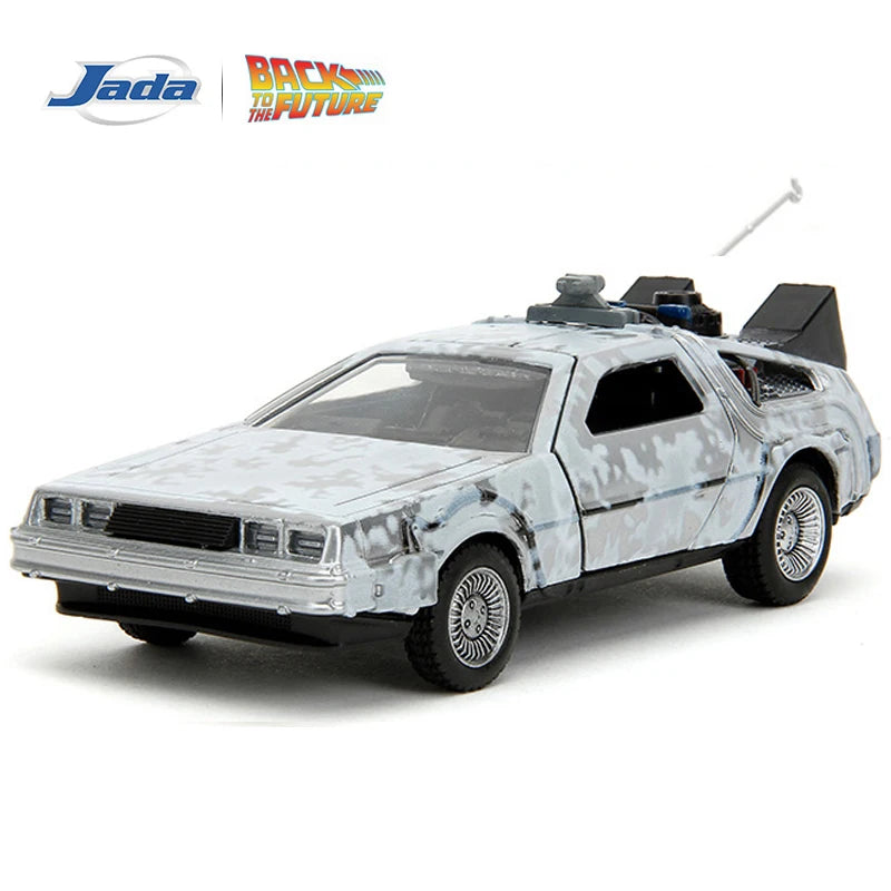 JADA 1:32 Time Machine Back To The Future-1 Frost Diecast Model Hollywood Rides JD34785