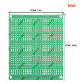 Single Sided Green PCB Prototype Board Universal Through Hole Perfboard for DIY Electronic Projects
