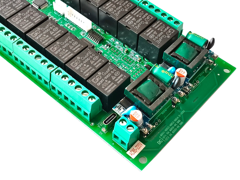 11 switch input 16 Channel Works with Tuya WiFi Zigbee Smart Relay Module board controller interlock Jog Multi-Scenario Control