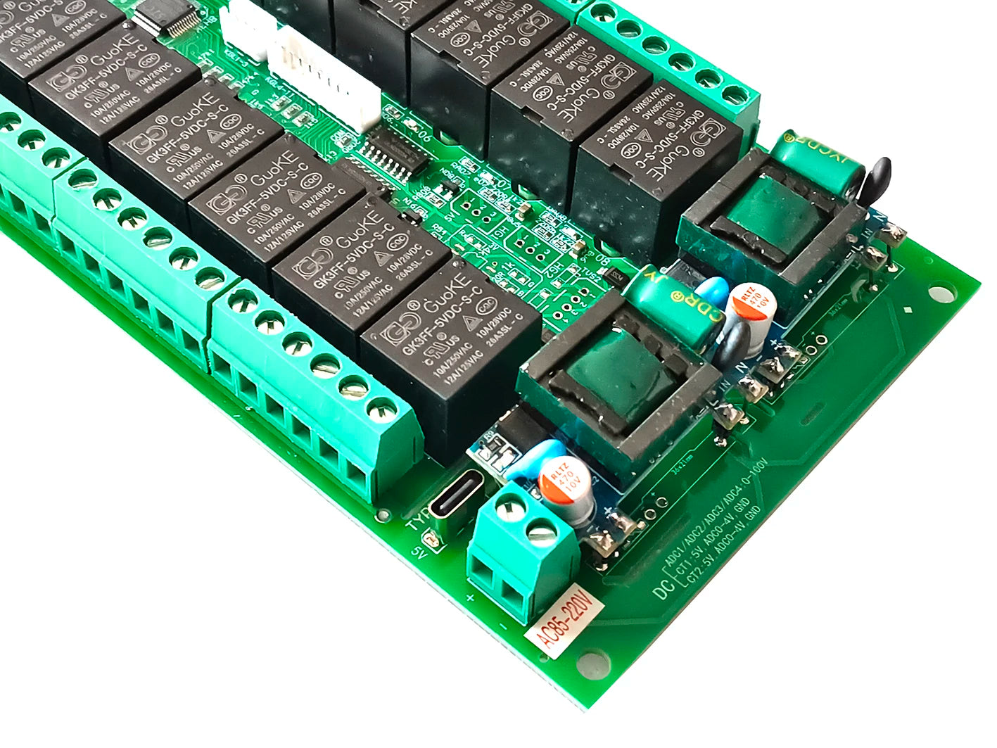 11 switch input 16 Channel Works with Tuya WiFi Zigbee Smart Relay Module board controller interlock Jog Multi-Scenario Control
