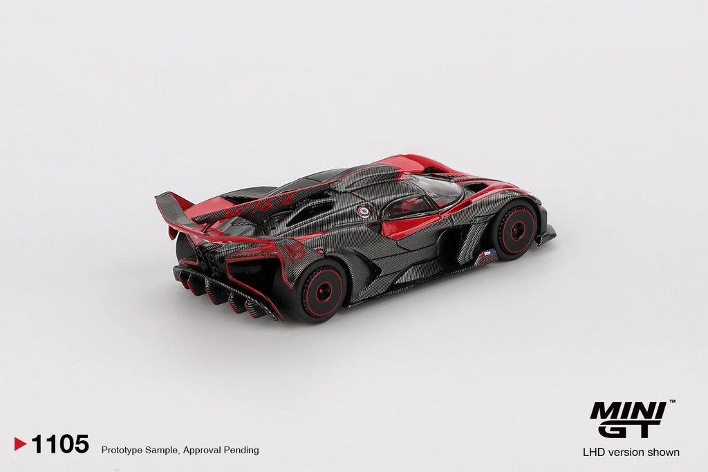 MINIGT 1/64 Bugatti Bolide Red MGT01105-CH Cars Alloy Diecast Metal Model Kids Toys Boys