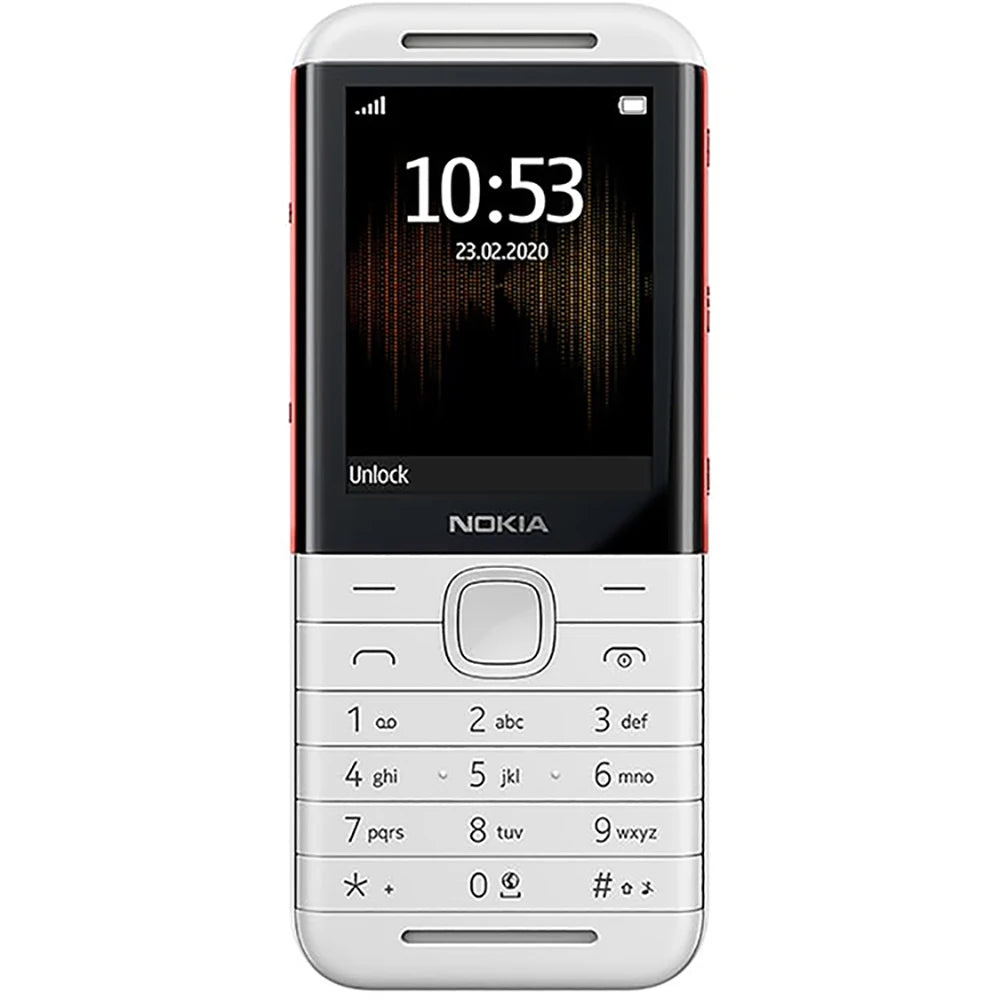 Nokia 5310 2020 Phone 2SIM Dual Stereo Music 1200mAh FM Radio 3.5mm Headphone Jack Bluetooth MP3 MicroUSB Nokia SparePhoneUnlock