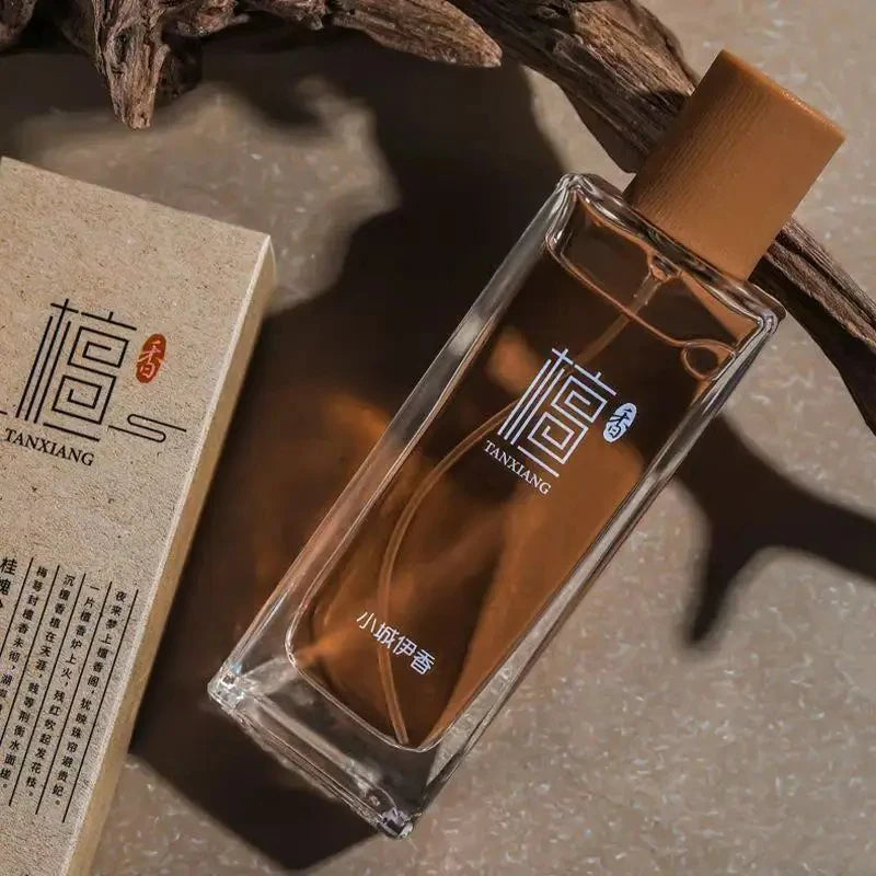 50ml Sandalwood Eau de Toilette Unisex Long Lasting Woody Fragrance Natural Light Perfume Spray for Men Women Daily Casual