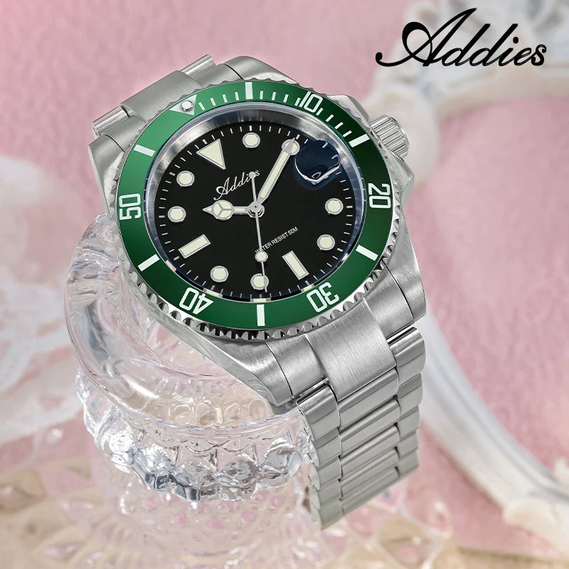 ADDIES 36mm 50m Waterproof Women's Watches Famous Brand Stainless Steel Quartz Woman Watch BGW9/C3 Super Luminous Watch Gift New