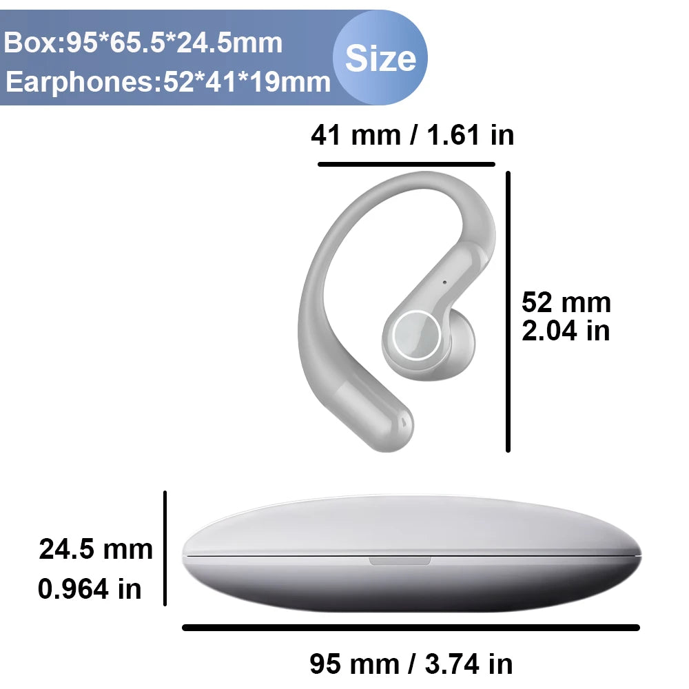 Ai Translator Earbud Device Real Time 2-Way Translations Supporting 150+ Languages For Travelling Learning Shopping Business