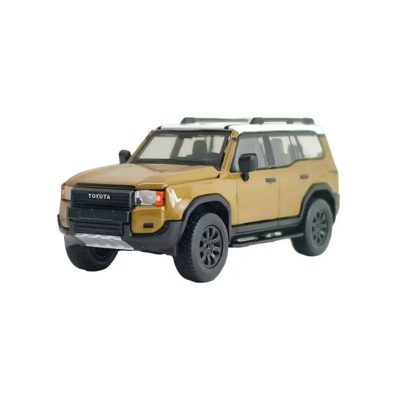 TH 1:64 simulation Toyota Prado LC250 alloy car model engine hood can be opened static ornament off-road vehicle model gift