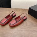 Luxury Brand Women's Casual Low-heel Shoes Handcrafted Mary Janes Upper Sheepskin Simple Yet Stylish Effortlessly Versatile
