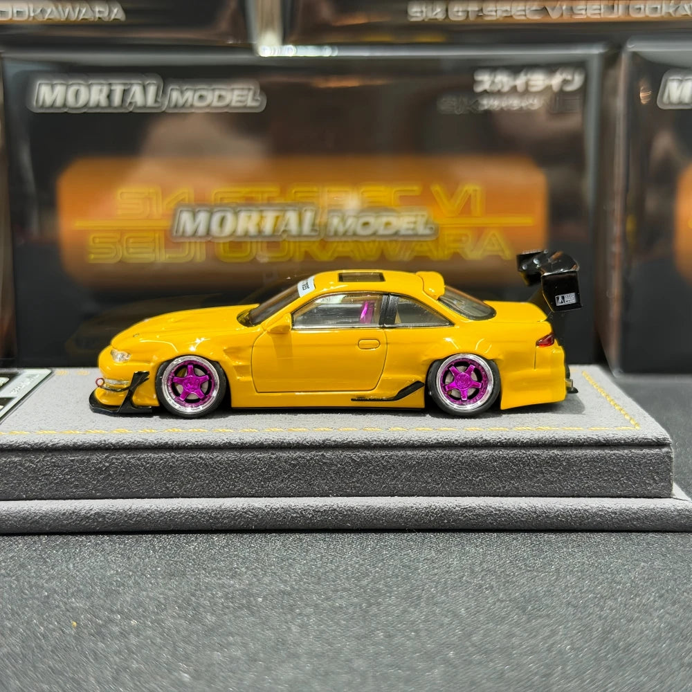 Mortal 1:64 S14 GT-SPEC V1 SEIKI OOKAWARA HEC Diecast Model Car