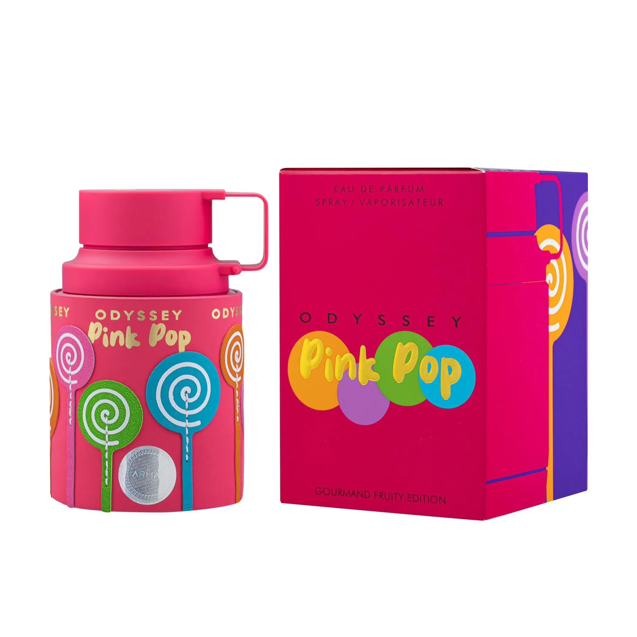 Armaf Odyssey Pink Pop Gourmand Fruity Edition Eau de Parfum Spray 3.4 Ounce Eastern-Middle Eastern fragrance long lasting fragrance Cologne Portable Pheromone Birthday gift