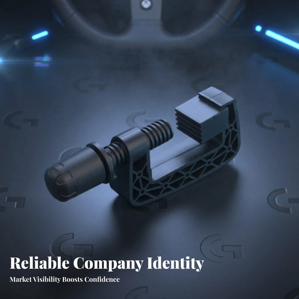 Steering Wheel Desk Clamp Hand Knob Racing Wheel Mount Clamp Threaded Screw PETG Plastic