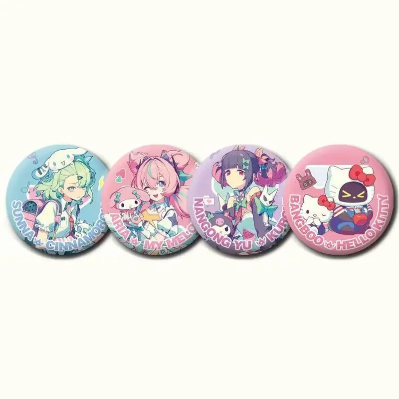 10cm Zenless Zone Zero Sanrio Ver. Aria My Melody Acg Stand Nangong Yu Kuromi Acrylic Stand Sunna Cinnamoroll Standing Plate Toy