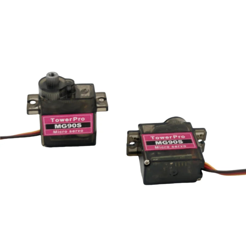 MG90S 9g 90° 180° Micro Servo Metal Gear 4.8V-6.0V for RC Helicopter Plane Boat Car Trex 450 RC Robot Arm Upgraded Parts