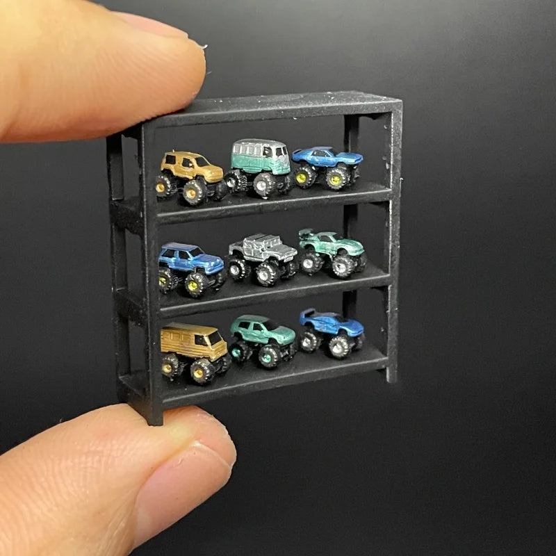 New Product 1: 64 Frame And 1:10 Scale Large Foot Car Miniature Resin Model Scene Photography Ornament Festival Toy Gift