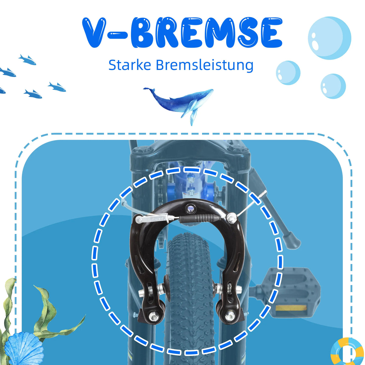 Sinaopus Kinder-MTB-Fahrrad, 20 Zoll, 6-Gang, leichtes Kinder-Mountainbike für Jungen und Mädchen, Schaltwerk und V-Bremsen