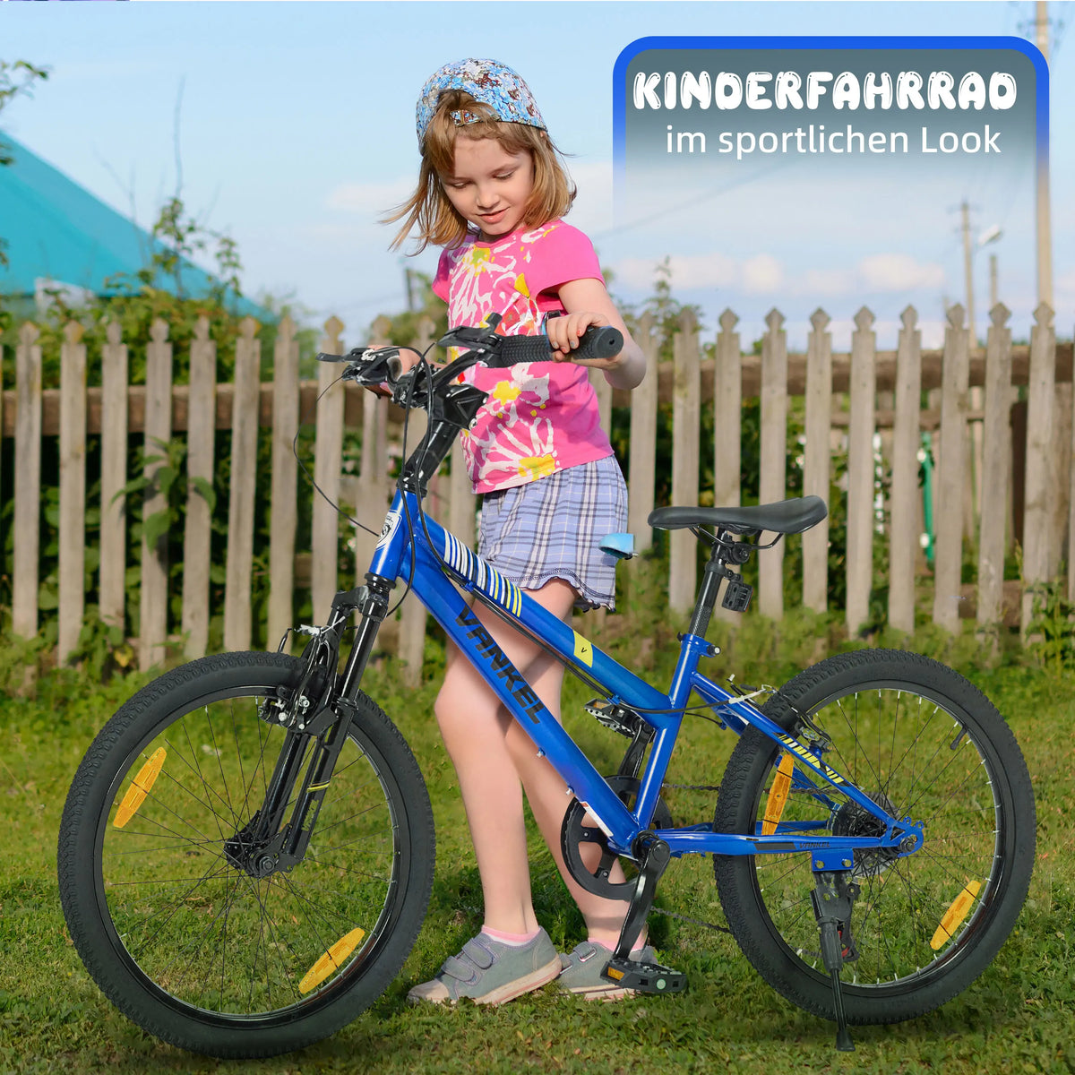Sinaopus Kinder-MTB-Fahrrad, 20 Zoll, 6-Gang, leichtes Kinder-Mountainbike für Jungen und Mädchen, Schaltwerk und V-Bremsen