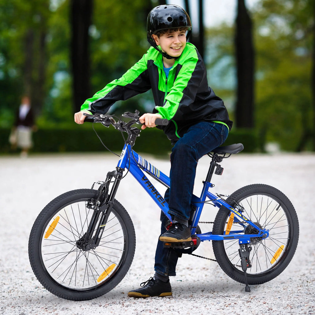 Sinaopus Kinder-MTB-Fahrrad, 20 Zoll, 6-Gang, leichtes Kinder-Mountainbike für Jungen und Mädchen, Schaltwerk und V-Bremsen
