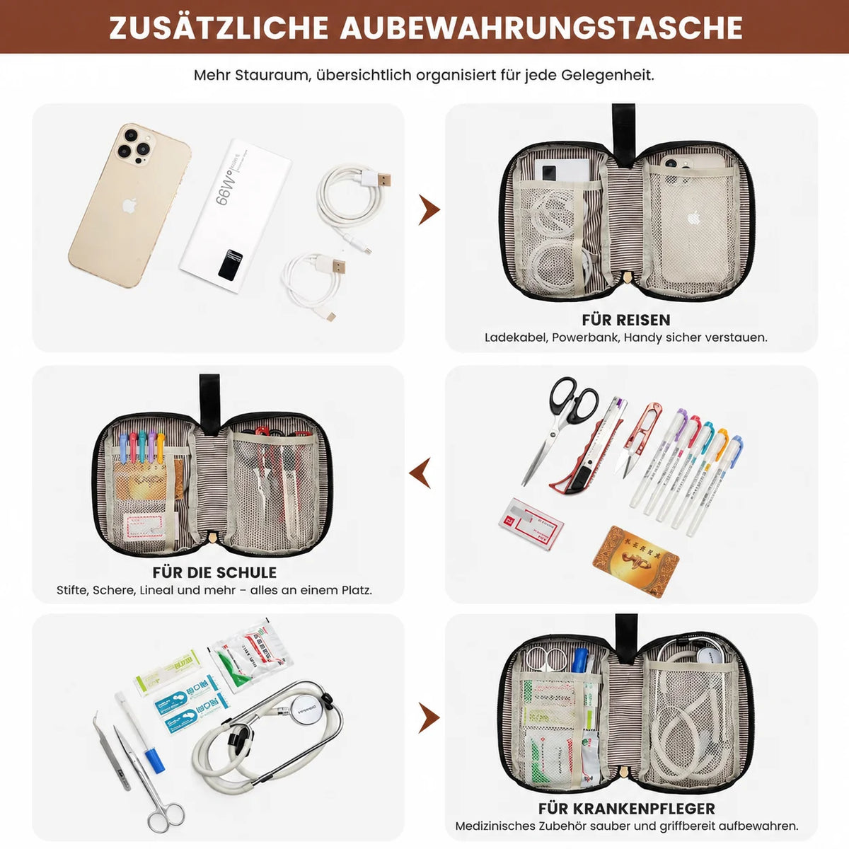 Laptop Rucksack Damen Herren 15,6 Zoll, Multifunktion Rucksack Handtasche Umhängetasche mit Zusatz Tasche, Wasserabweisend
