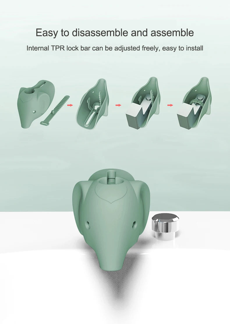 Bathtub Faucet Protector, Adjustable Strap, Fits Most Faucets, Fun & Safe for Baby Baths EVA Soft Material