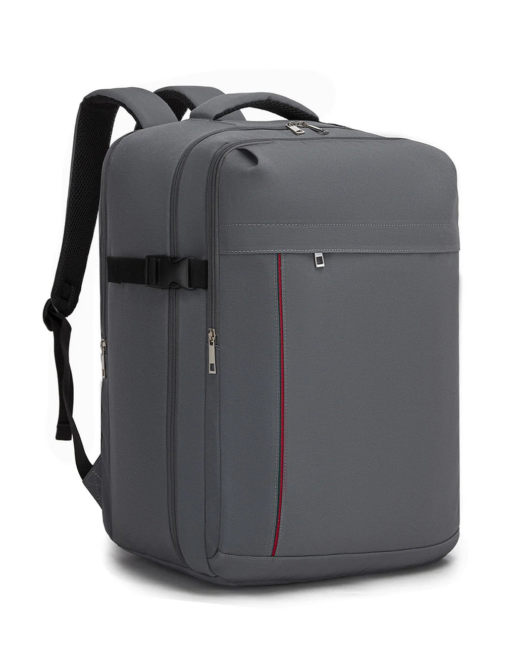 Kono Handgepäck Rucksack 45x36x20cm, 32L Laptoprucksack für 17,3 Zoll Notebook, Wasserabweisender Polyester Reiserucksack mit USB Ladeanschluss, Handgepäck Flugzeug Wochenendrucksack für Business und Kurzreisen