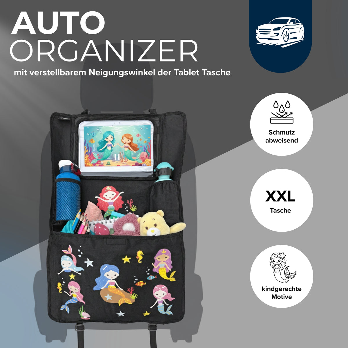 Auto Rücksitz Organizer - Meerjungfrau