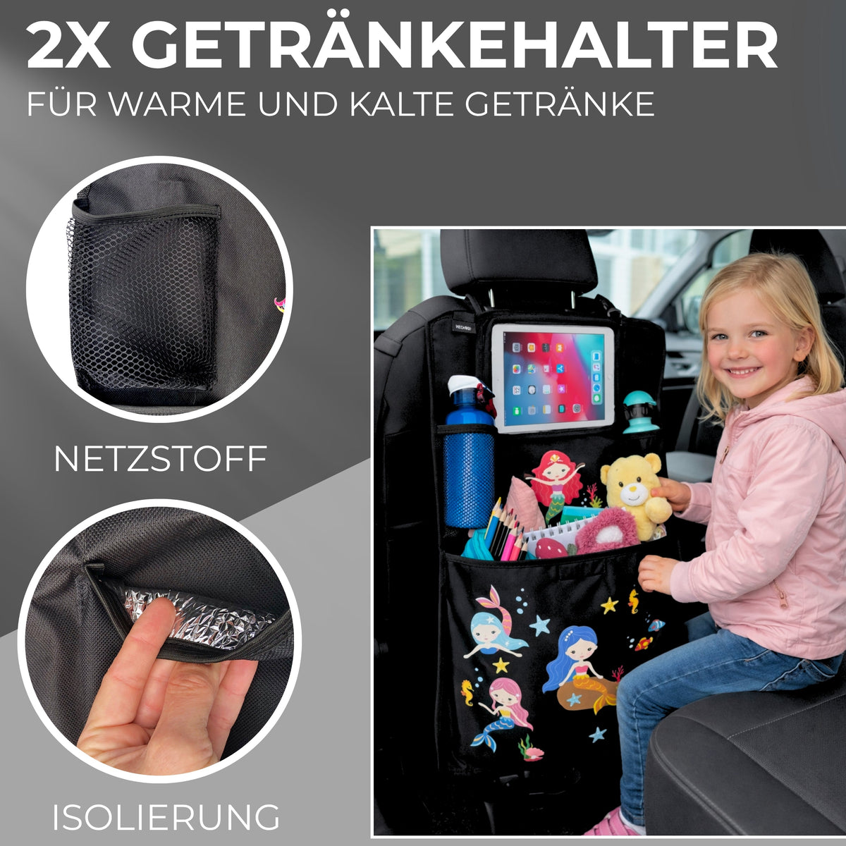Auto Rücksitz Organizer - Meerjungfrau
