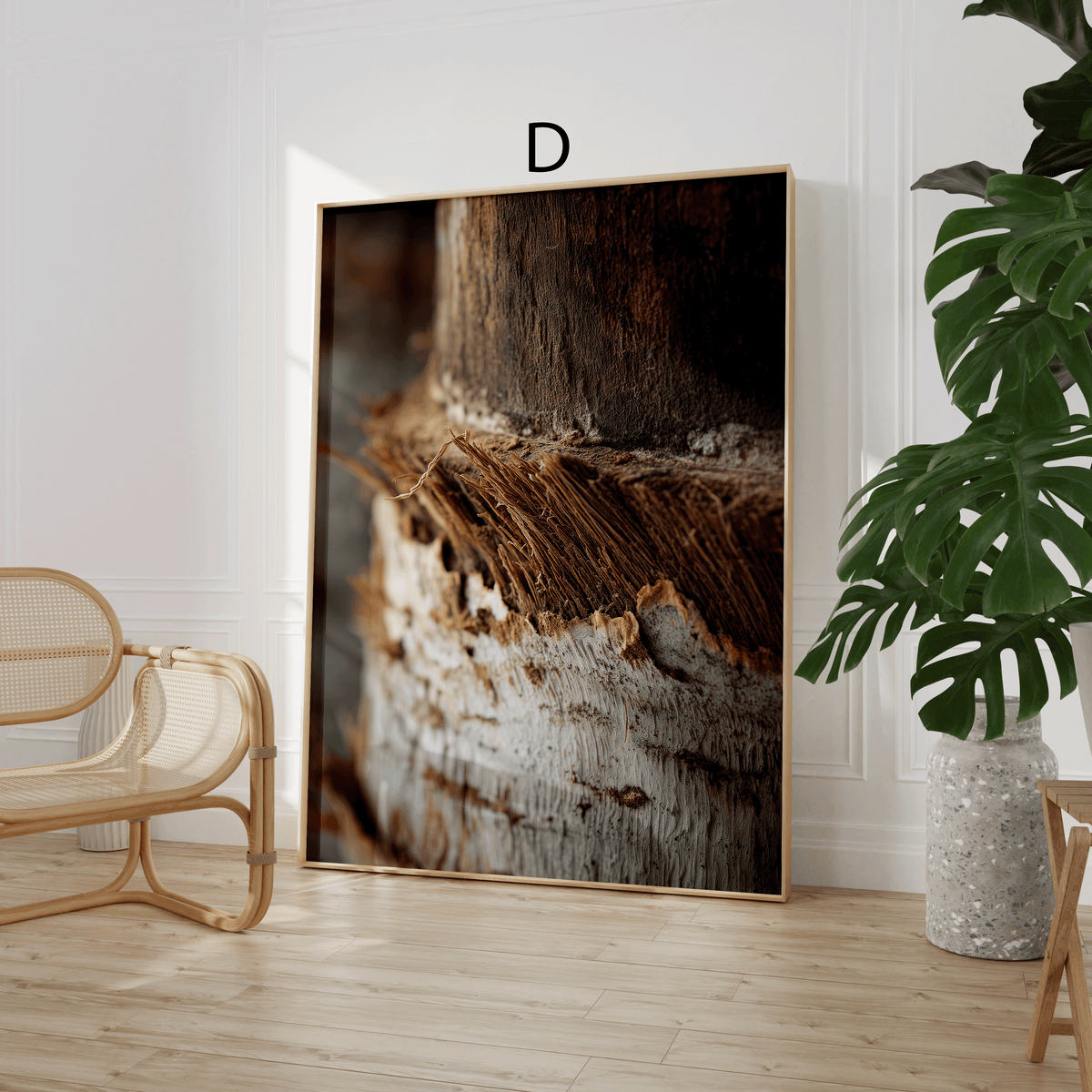 Strand Poster · Geschenkidee · Palmen Wellen Meereslandschaften · Dekoprint ohne Rahmen