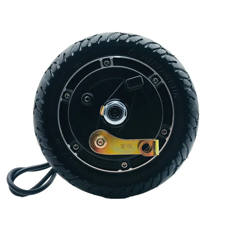 24V/36V/48V 350W Electric Scooter Motor 8 Inch Solid Tire Drum Brake Brushless Commutation Hub Motor BLDC in Wheel Motor