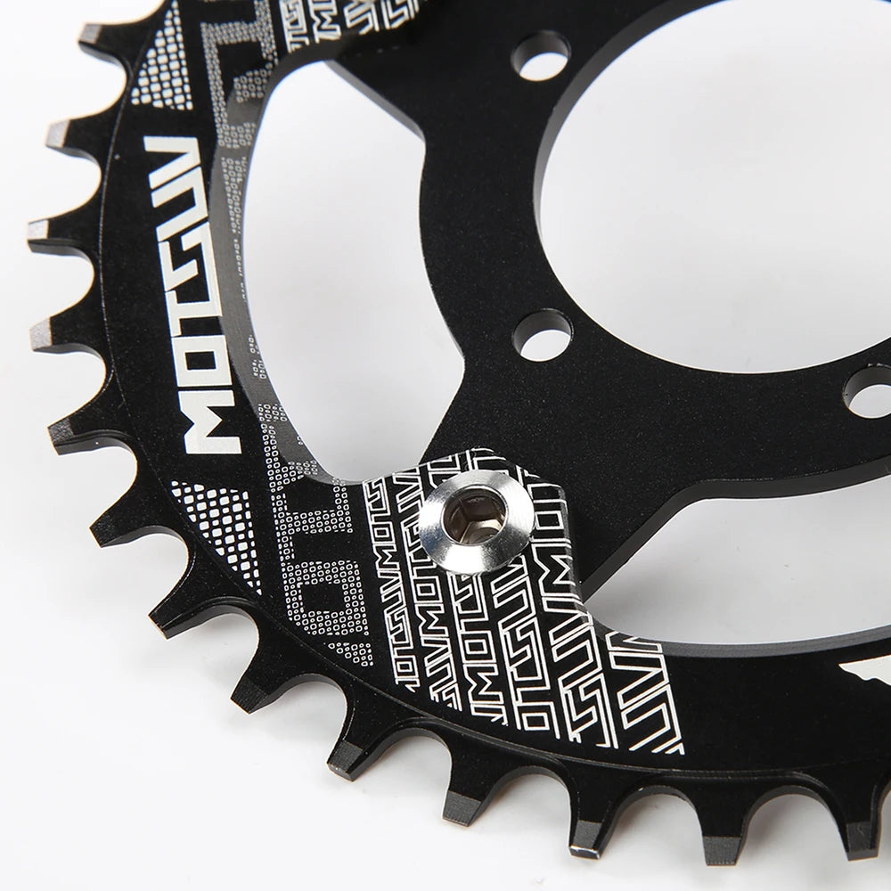 104BCD E-bike Chainring + Adapter For Bafang BBS01 BBS02 Mid Drive Motor Electric Bicycle Aluminum Alloy 32T 34T 36T 38T
