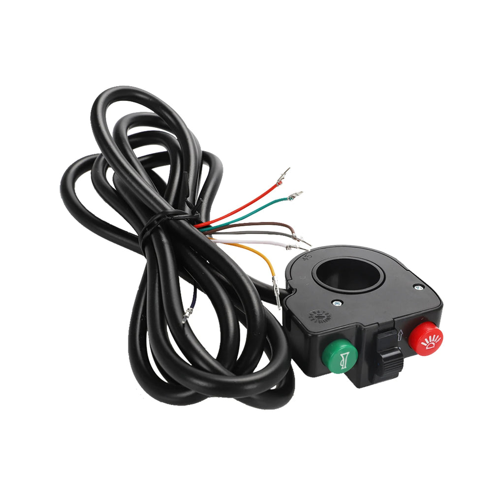 Three in One Switch Electric Scooter Electric Car Headlight Horn Two Function Waterproof Type Small Two Switch Scooter Parts