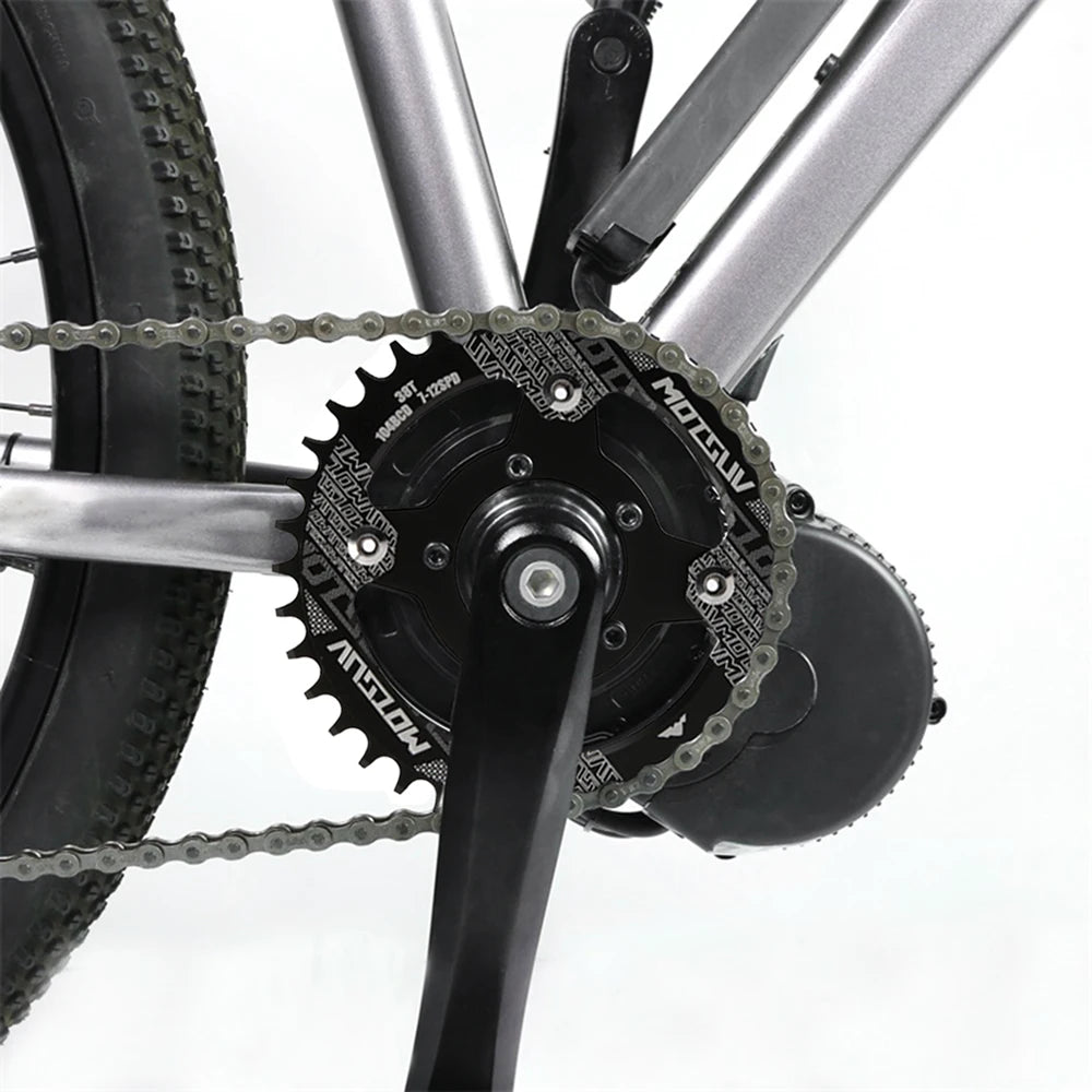 104BCD E-bike Chainring + Adapter For Bafang BBS01 BBS02 Mid Drive Motor Electric Bicycle Aluminum Alloy 32T 34T 36T 38T