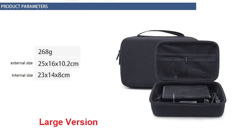 Hartschalen-Aufbewahrungstaschen für digitale Gadgets für Netzteil, HDD, Powerbank, elektronisches Zubehör, Hardware-Werkzeuge, Organizer-Koffer