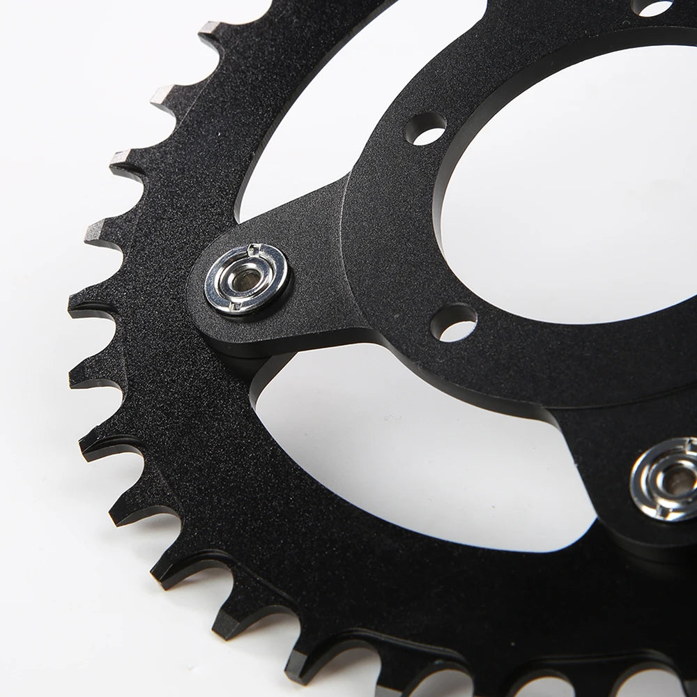 104BCD E-bike Chainring + Adapter For Bafang BBS01 BBS02 Mid Drive Motor Electric Bicycle Aluminum Alloy 32T 34T 36T 38T