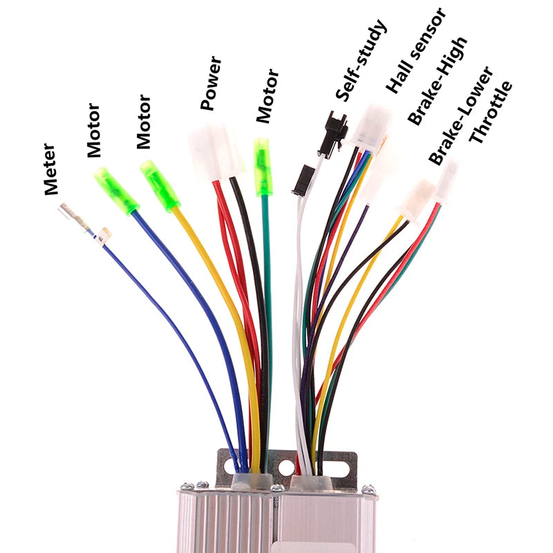 1PC Electric Bicycle Accessories 36V/48V Electric Bike 350W Brushless DC Motor Controller For Electric Bicycle E-bike Scooter