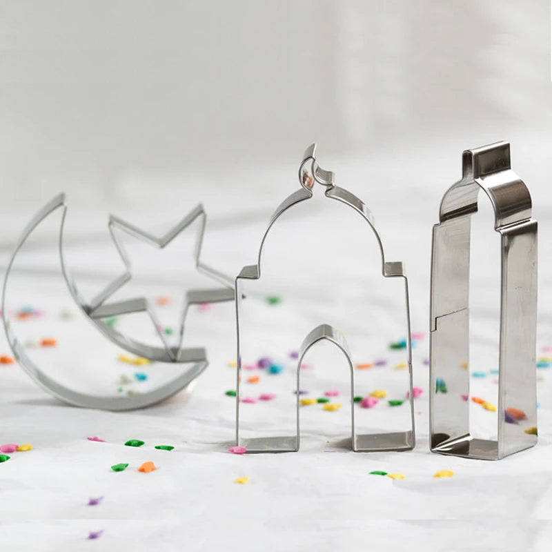 Islamic Cookie Cutter Set Muslim Kareem Ramadan Mubarak Eid al-Fitr Al Adha Iftar suhoor housewarming wedding decoration Gift