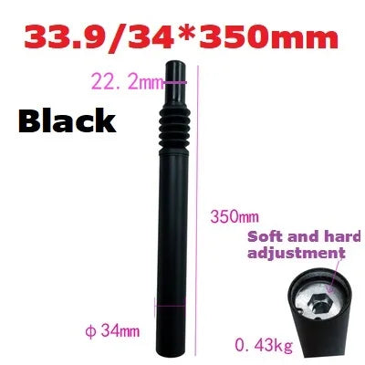 Folding Electric Bicycle E-Bike Shock Absorber Seatpost 25.4mm 27.2mm 28.6mm 31.8mm 33.9mm 34mm Seat Post 22.2mm Saddle Tube