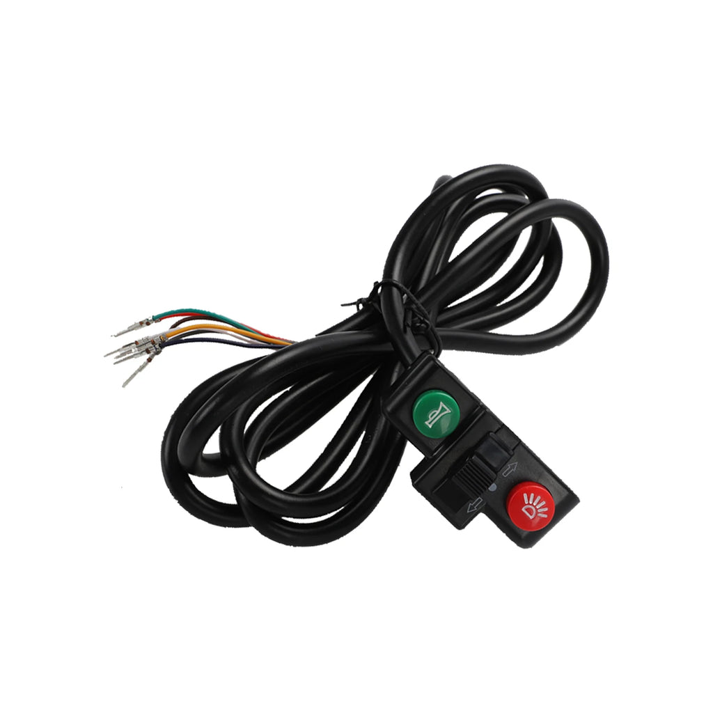 Three in One Switch Electric Scooter Electric Car Headlight Horn Two Function Waterproof Type Small Two Switch Scooter Parts