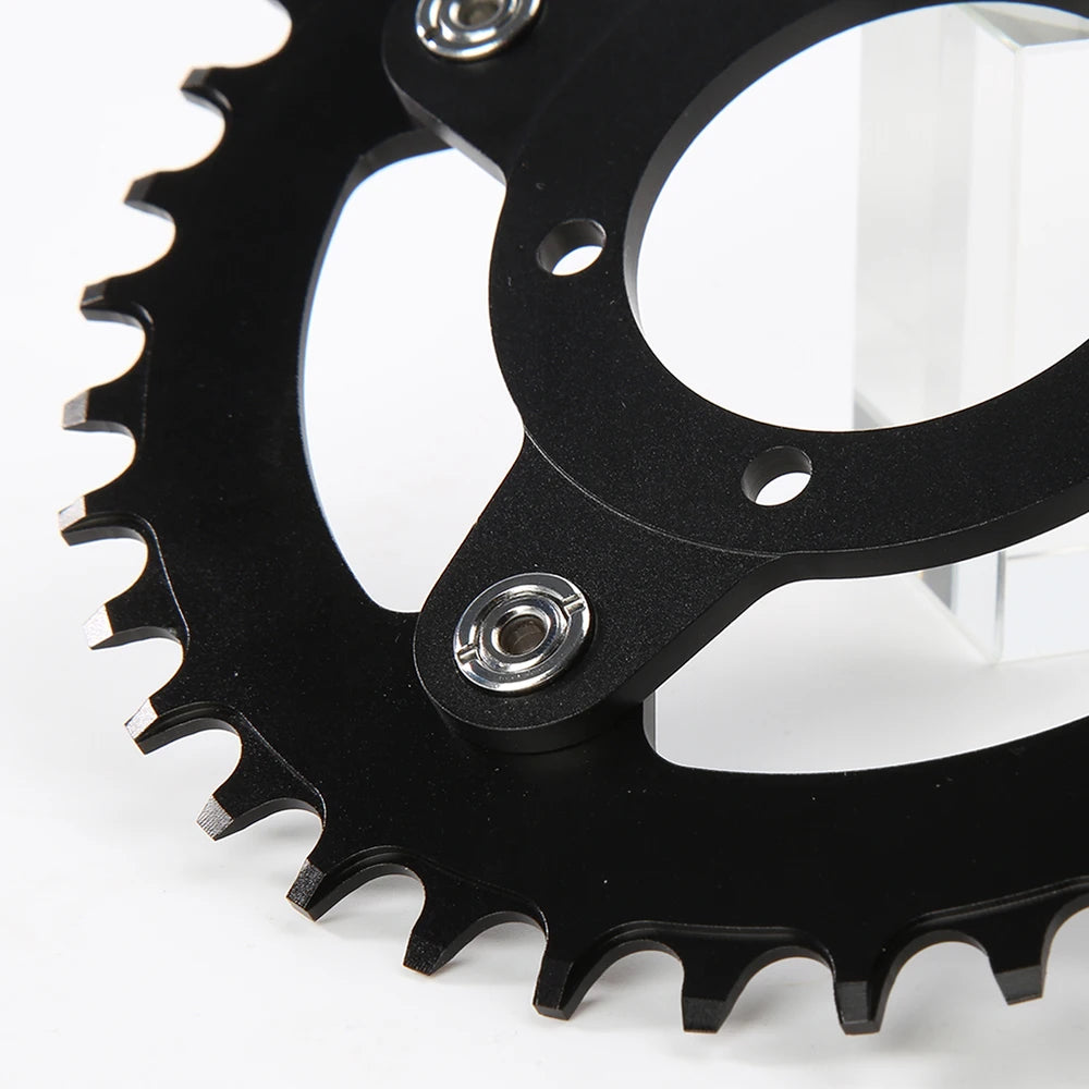104BCD E-bike Chainring + Adapter For Bafang BBS01 BBS02 Mid Drive Motor Electric Bicycle Aluminum Alloy 32T 34T 36T 38T