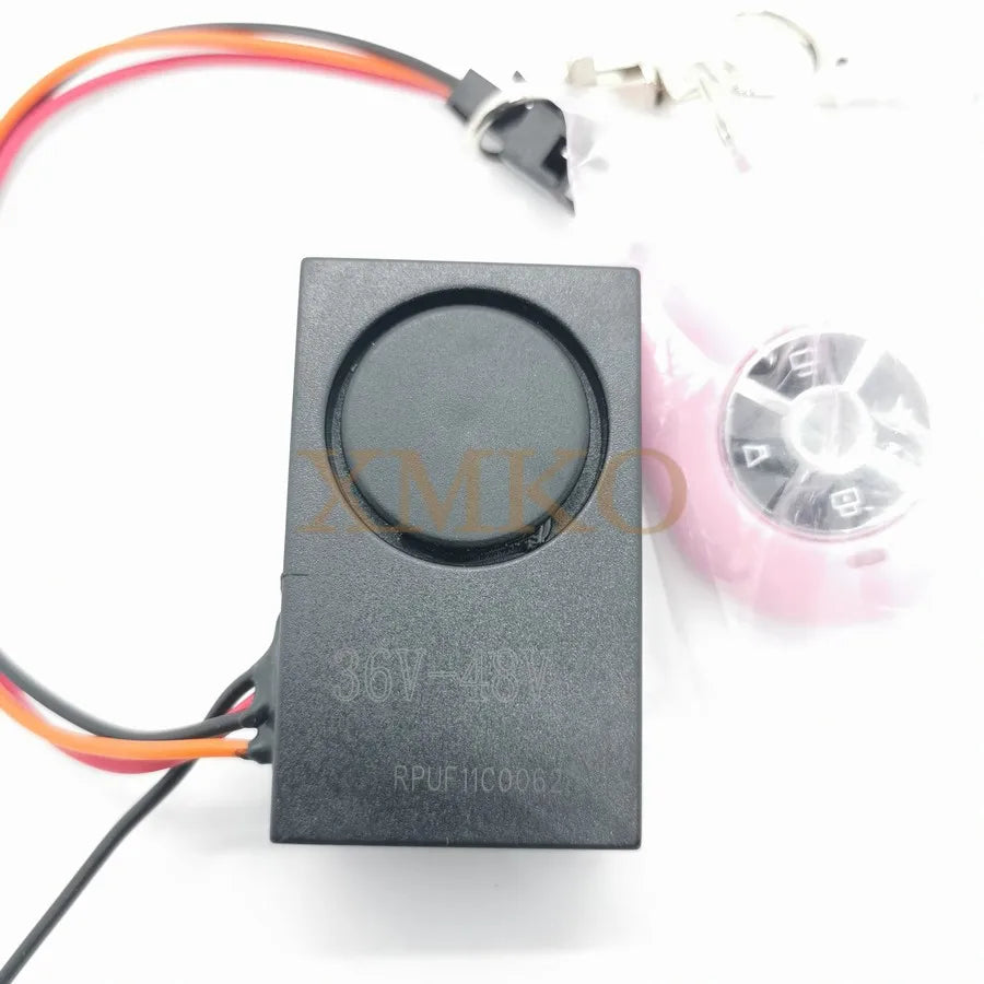 E-Bike Alarm System 36V 48V 60V 72V For Electric Scooter Bicycle Motorcycle Tricycle Anti-theft Alarm Brushless Controller