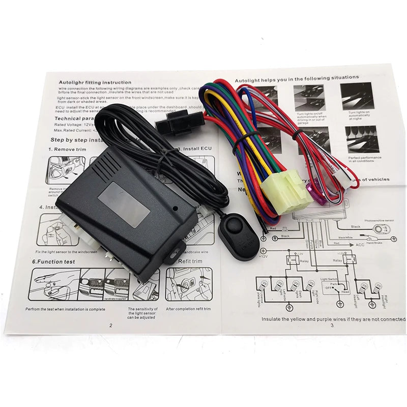 12V Auto Auto Licht Sensor System Automatisch Steuerung Die Lichter AUF und AUS durch Licht Sensor