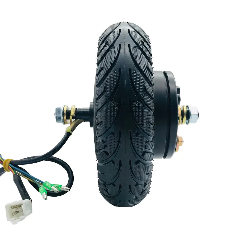 24V/36V/48V 350W Electric Scooter Motor 8 Inch Solid Tire Drum Brake Brushless Commutation Hub Motor BLDC in Wheel Motor