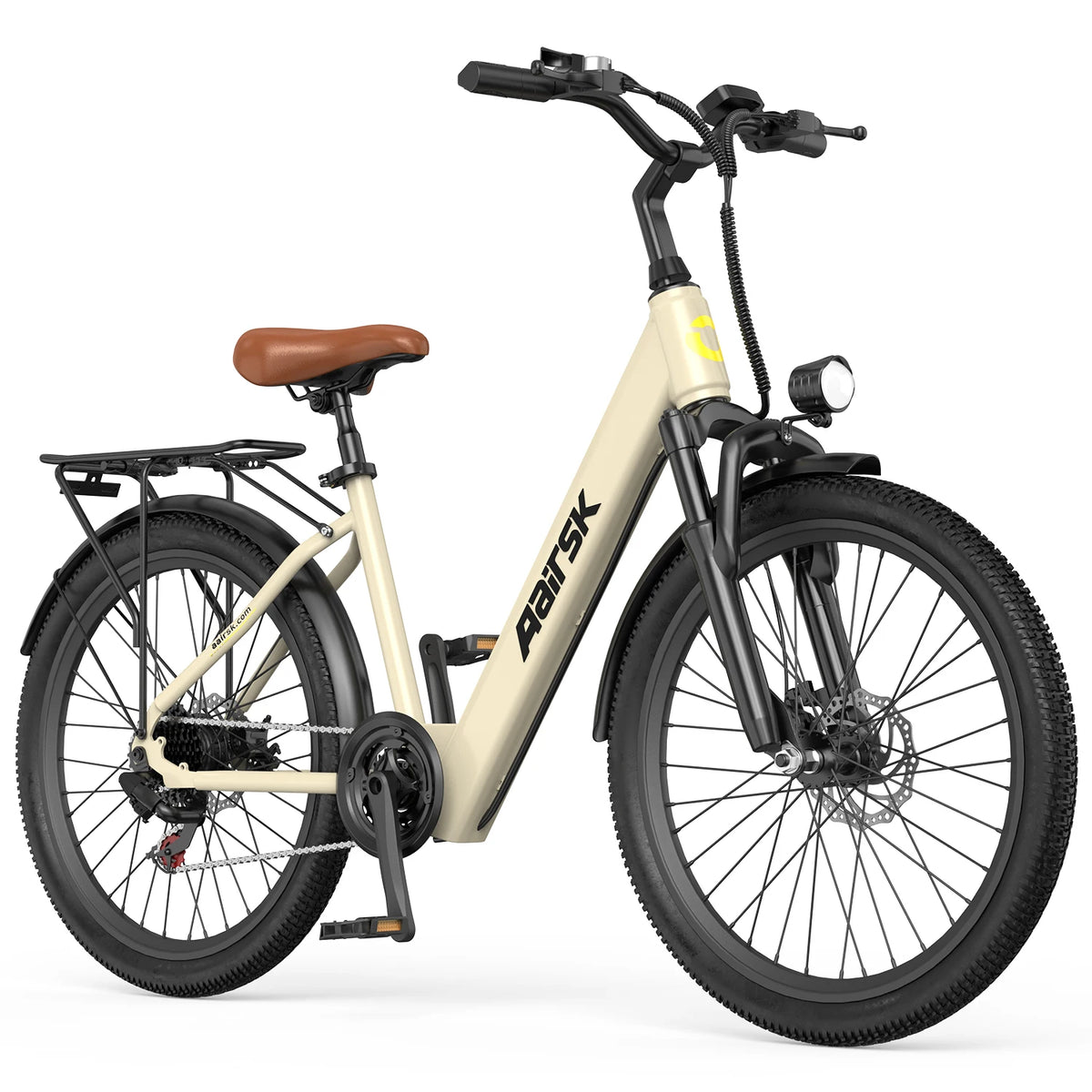 24 Inch 36v250w Motor Ebike Adult E City Road Bike Women's Long Range Extender Distance Electric Assist Step Through Bicycle