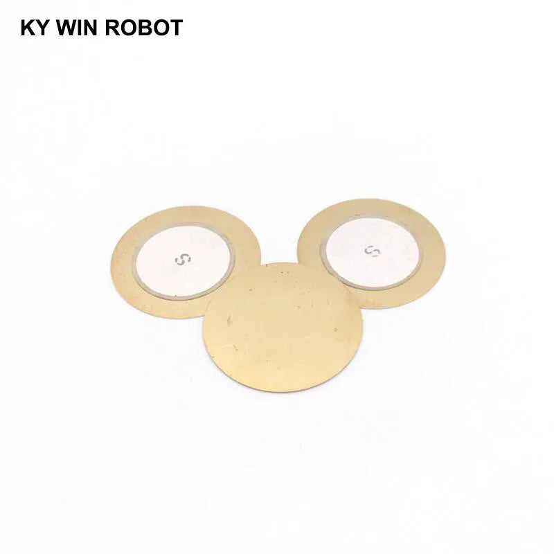 50 Teile/los Piezoelektrischen Piezo Keramik Wafer Platte Summer Lautsprecher Dia 27mm Für Arduino Diy