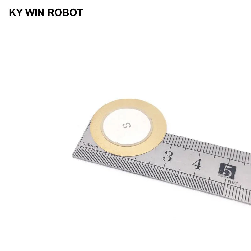50 Teile/los Piezoelektrischen Piezo Keramik Wafer Platte Summer Lautsprecher Dia 27mm Für Arduino Diy