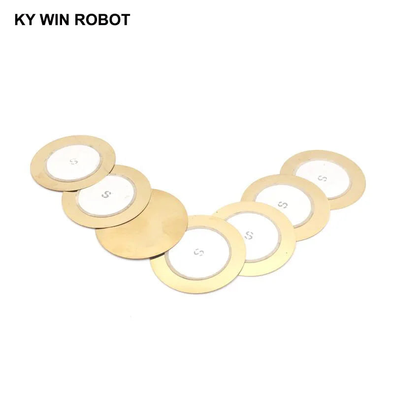 50 Teile/los Piezoelektrischen Piezo Keramik Wafer Platte Summer Lautsprecher Dia 27mm Für Arduino Diy