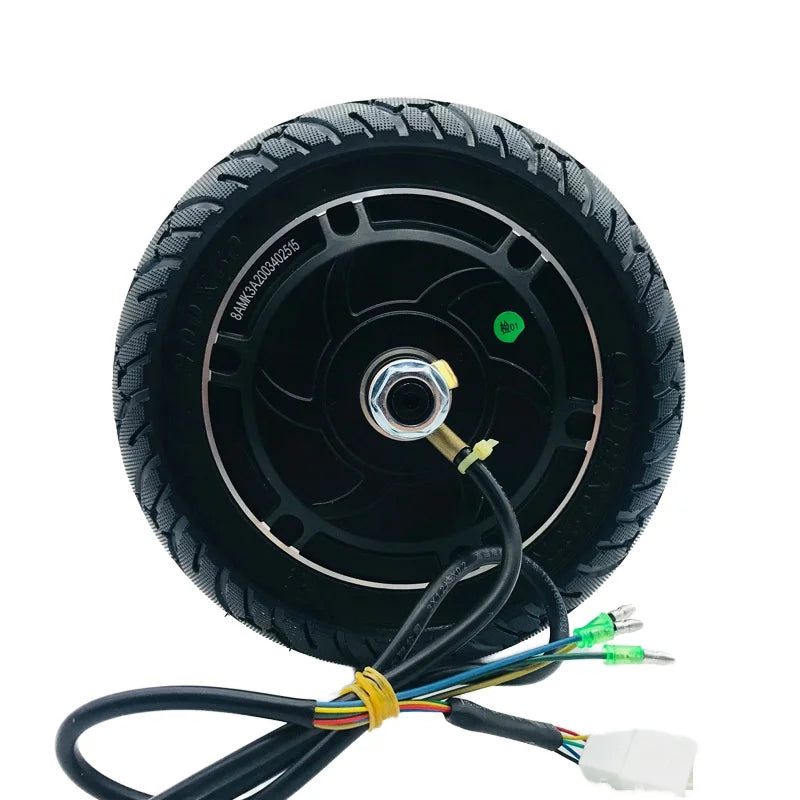 24V/36V/48V 350W Electric Scooter Motor 8 Inch Solid Tire Drum Brake Brushless Commutation Hub Motor BLDC in Wheel Motor