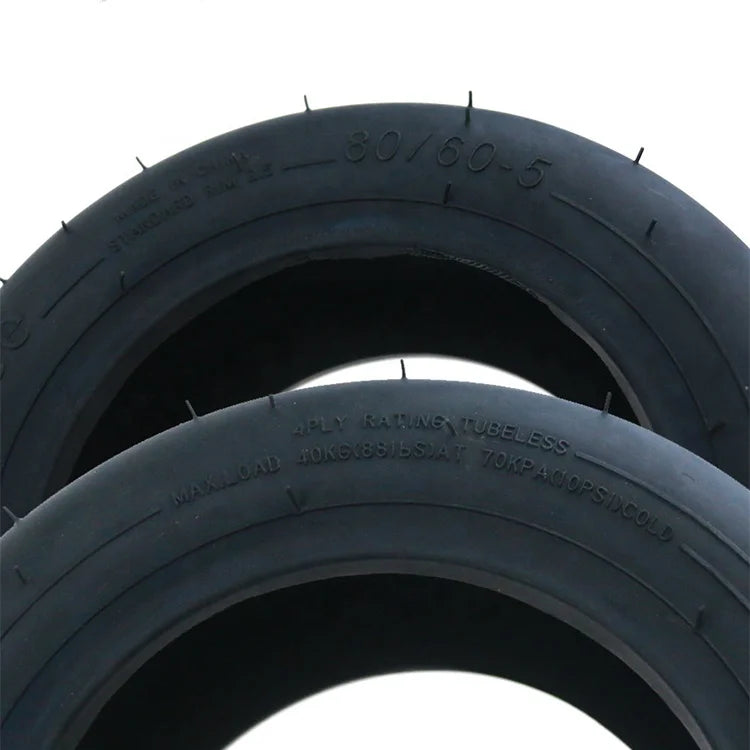 10 Inch Scooter Tyre HOTA 80/60-5 Vacuum Tyre for Electric Scooter Xiaomi Segway Ninebot Gokart Front Wheel Tubeless Tire