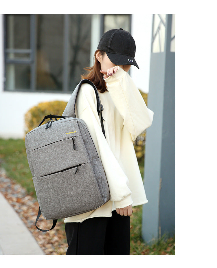 Cross-Border Wholesale Laptop Backpack, Backpack, Casual Three-Piece Gift, Casual School Bag, Men's and Women's Backpack